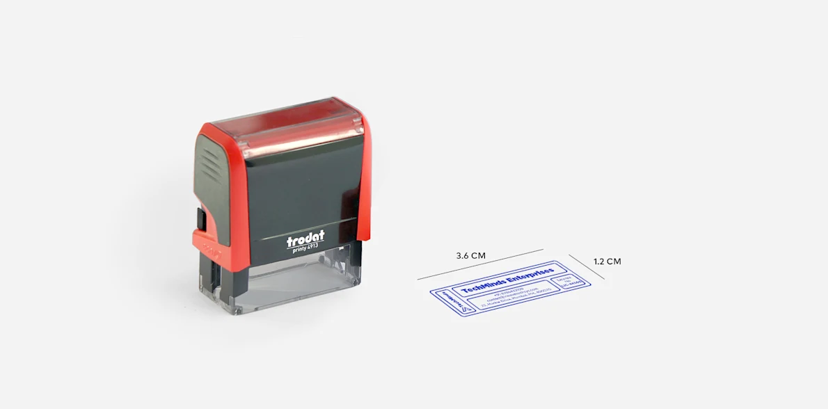 Business Stamp Sample